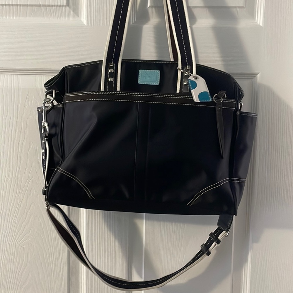 EUC coach tote bag diaper bag